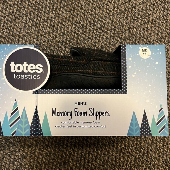 Mens memory foam slippers - Picture 2 of 2